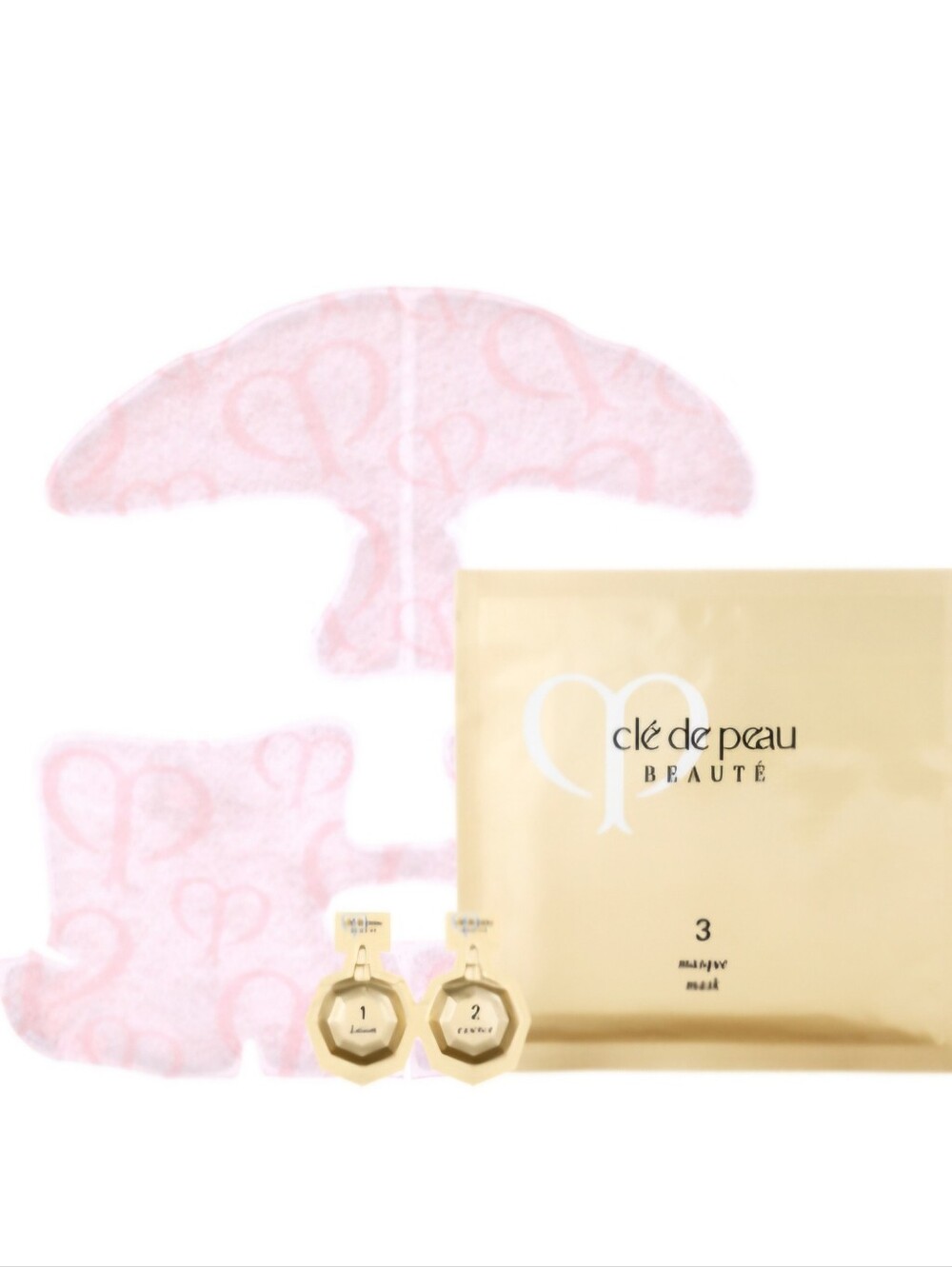 Cle De Peau Illuminating 3 Step Mask Set X1 New